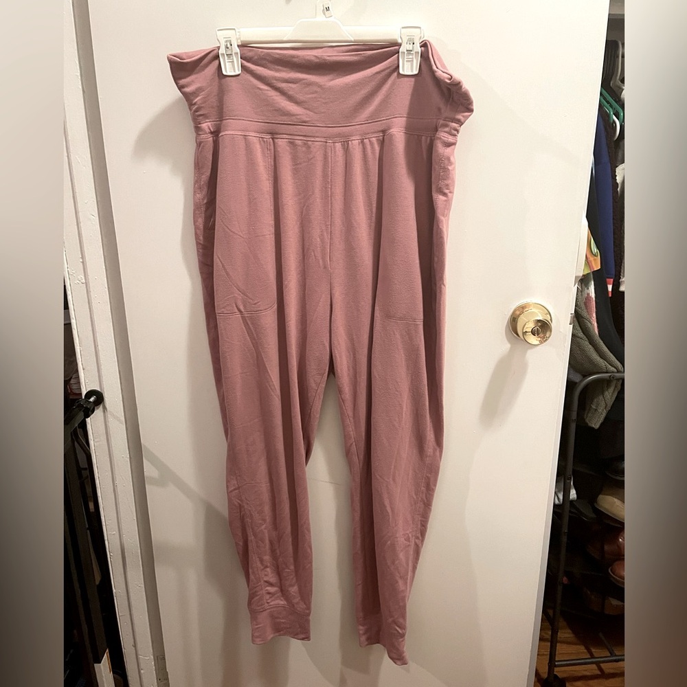 Old Navy Lilac High Waisted Joggers